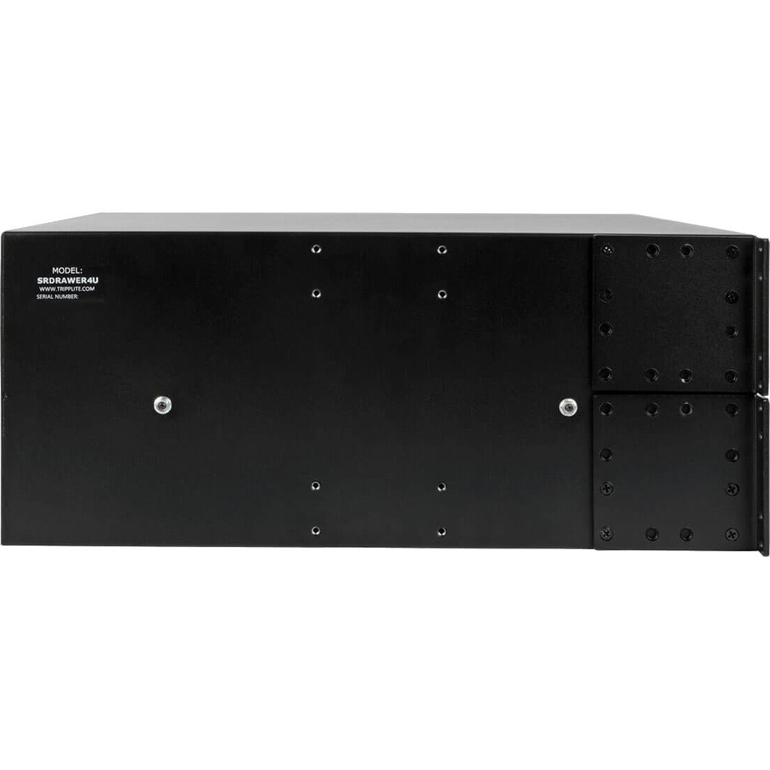Tripp Lite 4U Locking Rackmount Storage Drawer Rack Enclosures/ Open Frame - 19" 4U Wide Rack-mountable - Black Powder Coat - Cold-rolled Steel (CRS) - 50 lb x Maximum Weight Capacity - SRDRAWER4U - eCommerce Business Prime