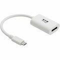 Tripp Lite USB C to DisplayPort Adapter Converter 4K White USB Type C to DP - 1 x DisplayPort - Mac, Chrome OS - U444-06N-DP4K6W - eCommerce Business Prime