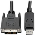 Tripp Lite DisplayPort to DVI-D Adapter Cable DP w/ Latches M/M 1080p 3ft 3' - DisplayPort/DVI-D for Projector, Ultrabook, Monitor, Notebook, Video Device, TV - 3 ft - 1 x DisplayPort Male Digital Vid...  - P581-003 - eCommerce Business Prime