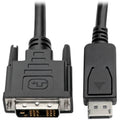 Tripp Lite DisplayPort to DVI-D Adapter Cable DP w/ Latches M/M 1080p 15ft 15' - DisplayPort/DVI-D for Projector, Ultrabook, Monitor, Notebook, Video Device, TV - 15 ft - 1 x DisplayPort Male Digital ...  - P581-015 - eCommerce Business Prime