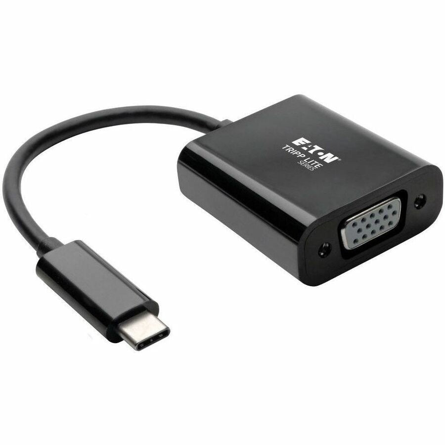 Tripp Lite USB C to VGA Adapter Converter, Thunderbolt 3 - M/F, USB 3.1, 1080p, Black, USB Type C, USB-C, USB Type-C - USB/VGA for Smartphone, Chromebook, Projector, Video Device, Monitor, Notebook, T - U444-06N-VB-AM - eCommerce Business Prime