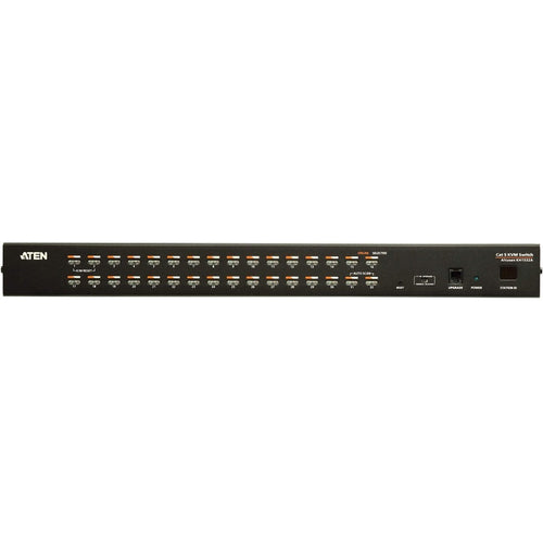 ATEN 32-Port Cat 5 KVM Switch - 32 Computer(s) - 1 Local User(s) - 1900 x 1200 - 32 x Network (RJ-45) - 2 x PS/2 Port - 2 x USB1 x VGA - Rack-mountable - 1U - KH1532A - eCommerce Business Prime
