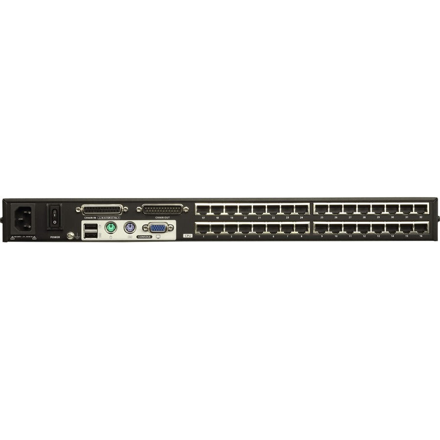 ATEN 32-Port Cat 5 KVM Switch - 32 Computer(s) - 1 Local User(s) - 1900 x 1200 - 32 x Network (RJ-45) - 2 x PS/2 Port - 2 x USB1 x VGA - Rack-mountable - 1U - KH1532A - eCommerce Business Prime