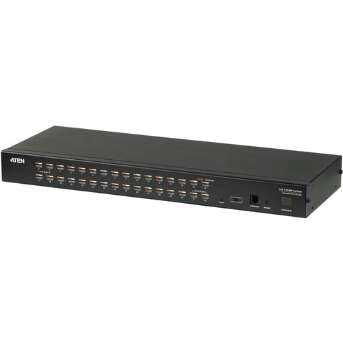 ATEN 32-Port Cat 5 KVM Switch - 32 Computer(s) - 1 Local User(s) - 1900 x 1200 - 32 x Network (RJ-45) - 2 x PS/2 Port - 2 x USB1 x VGA - Rack-mountable - 1U - KH1532A - eCommerce Business Prime