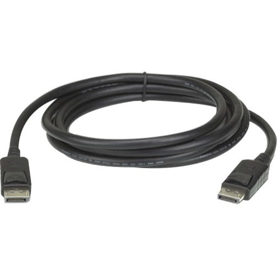 ATEN DisplayPort Audio/Video Cable - 6.56 ft DisplayPort A/V Cable for Audio/Video Device - First End: DisplayPort Digital Audio/Video - Male - Second End: DisplayPort Digital Audio/Video - Male - Sup - 2L7D02DP - eCommerce Business Prime