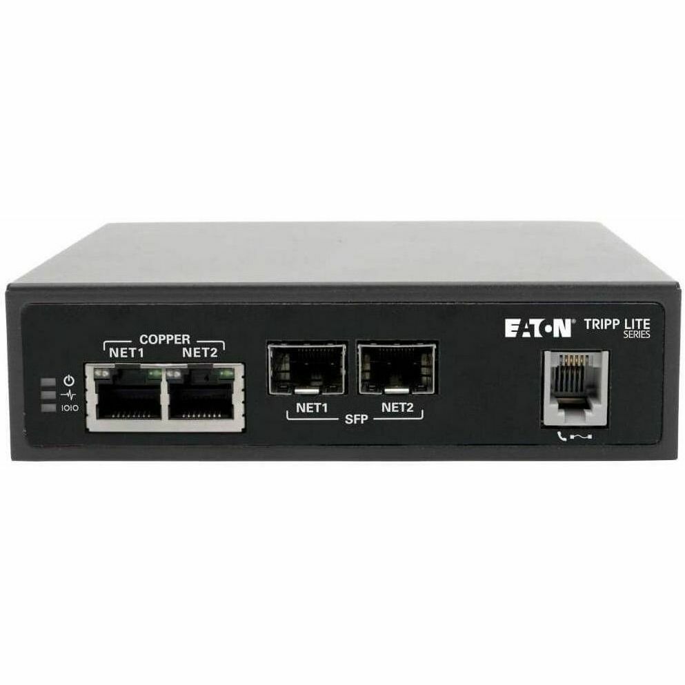 Tripp Lite 8-Port Console Server Built-In Modem Dual GbE NIC Flash Dual SIM - Twisted Pair - 4 x Network (RJ-45) - 4 x USB - 8 x Serial Port - Network (RJ-11) - 1000Base-X - Gigabit Ethernet - Managem - B093-008-2E4U-M - eCommerce Business Prime