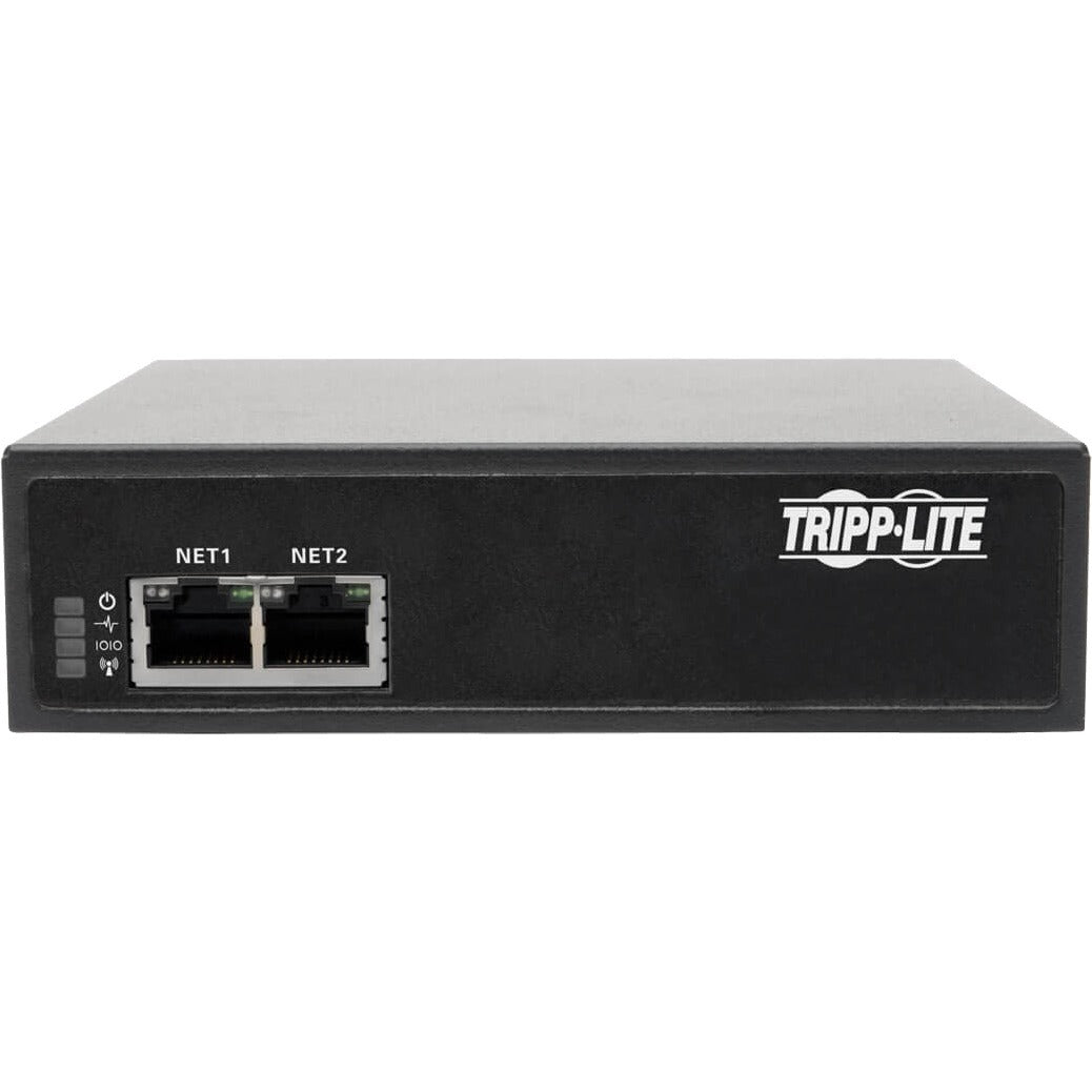 Tripp Lite 8-Port Serial Console Server with Dual GbE NIC, Flash and 4 USB Ports - Twisted Pair - 2 x Network (RJ-45) - 4 x USB - 8 x Serial Port - 1000Base-X - Gigabit Ethernet - Management Port - Ra - B093-008-2E4U - eCommerce Business Prime