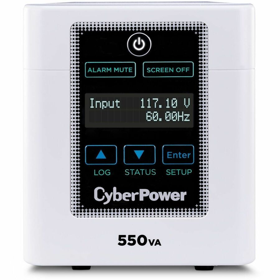 CyberPower M550L Medical UPS Systems - 550VA/440W, 120 VAC, NEMA 5-15P-HG, Mini-Tower, 4 Outlets, LCD, PowerPanel&reg; Business, $400000 CEG, 3YR Warranty - M550L - eCommerce Business Prime
