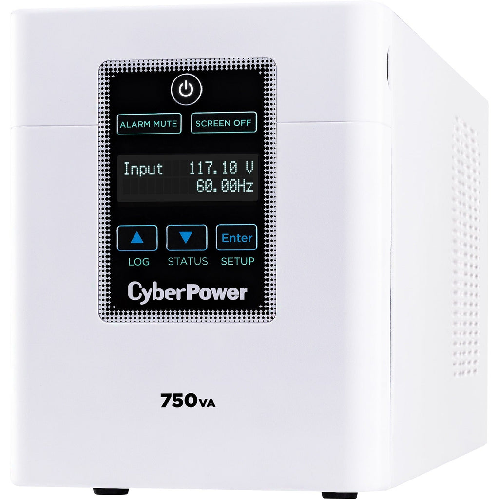 CyberPower M750L Medical UPS Systems - 750VA/600W, 120 VAC, NEMA 5-15P-HG, Mini-Tower, 6 Outlets, LCD, PowerPanel&reg; Business, $400000 CEG, 3YR Warranty - M750L - eCommerce Business Prime