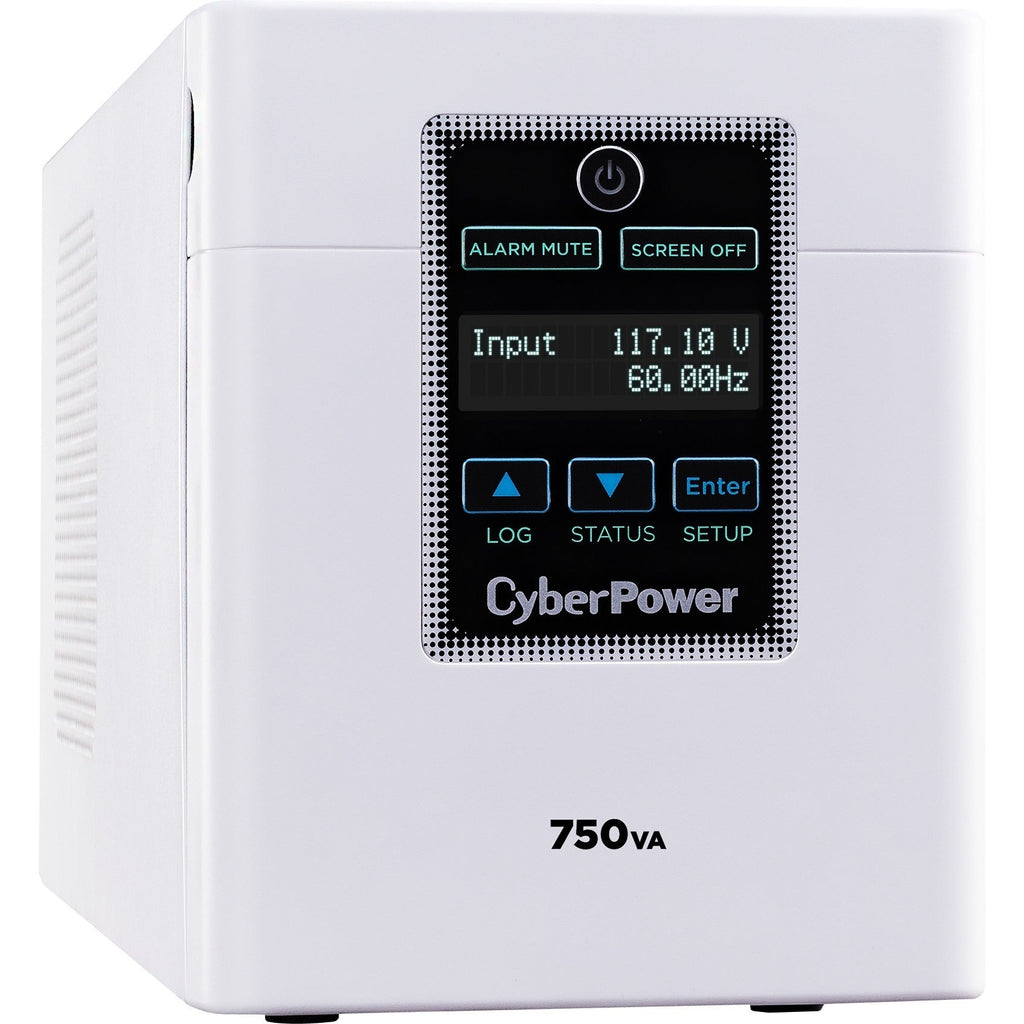 CyberPower M750L Medical UPS Systems - 750VA/600W, 120 VAC, NEMA 5-15P-HG, Mini-Tower, 6 Outlets, LCD, PowerPanel&reg; Business, $400000 CEG, 3YR Warranty - M750L - eCommerce Business Prime