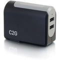 C2G 2-Port USB Wall Charger - AC Power Adapter - 120 V AC, 230 V AC Input - 4.9 V DC/4.80 A, 5.3 V DC, 4.8 V DC Output - 20276 - eCommerce Business Prime
