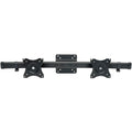Tripp Lite Dual Display TV Monitor Mount Adapter Kit 13-27in Flat Screens - 27" Screen Support - 22 lb Load Capacity - Black - DMA1327SD - eCommerce Business Prime