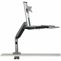 Tripp Lite WorkWise Desk-Mounted Workstation, Single Display - Desk Mount for Workstation, Flat Panel Display, Monitor, TV, Display Screen - Black - 1 Display(s) Supported - 32" Screen Support - 18 lb - WWSS1332C - eCommerce Business Prime