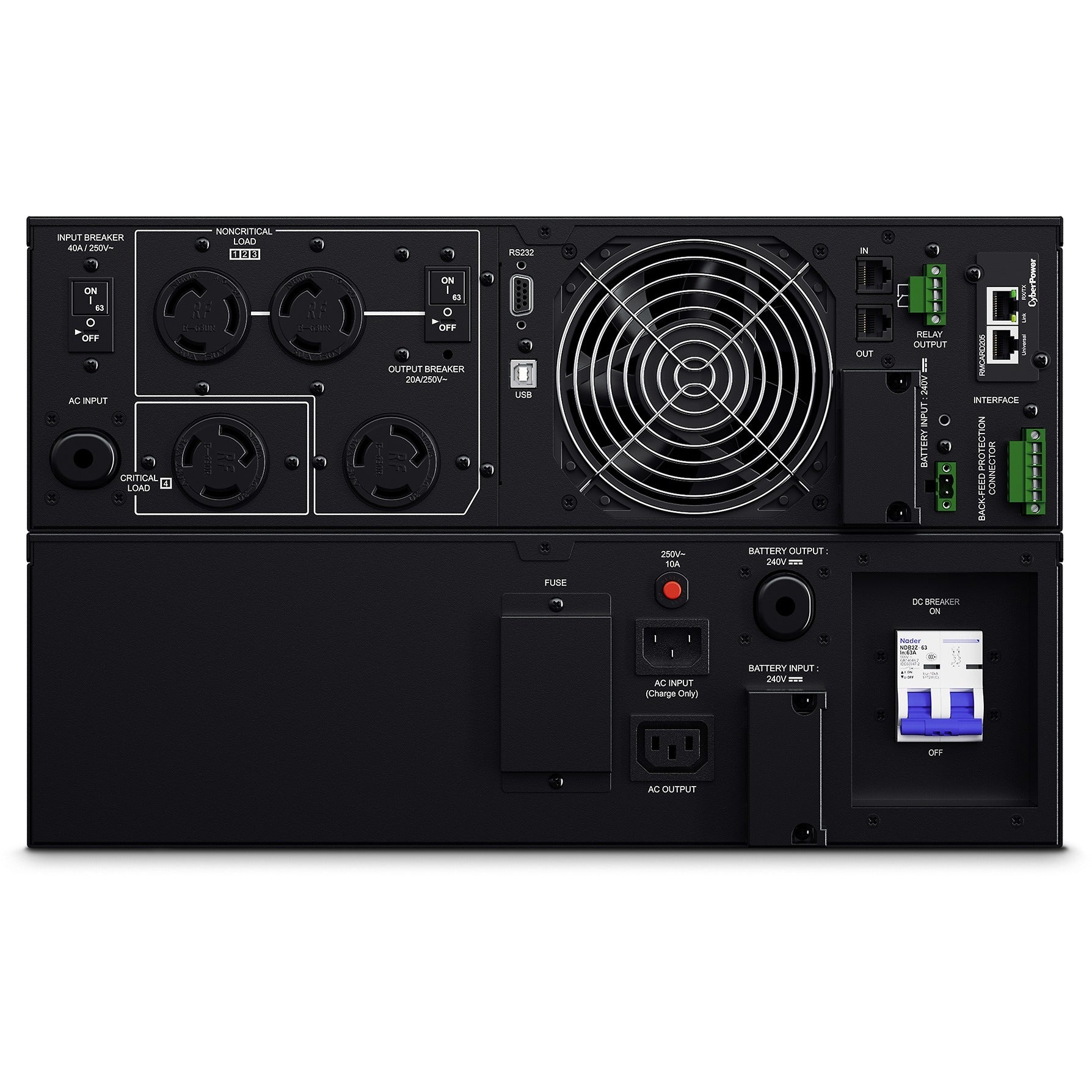 CyberPower OL6KRT Smart App Online UPS Systems - 6000VA/5400W, 200 - 240 VAC, NEMA L6-30P, 6U, Rack / Tower, Sine Wave, 4 Outlets, LCD, PowerPanel&reg; Business, $300000 CEG, 3YR Warranty - OL6KRT - eCommerce Business Prime