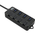 Adesso 4-ports USB 3.0 Hub - USB - External - 4 USB Port(s) - 4 USB 3.0 Port(s) - PC, Mac - AUH-3040 - eCommerce Business Prime