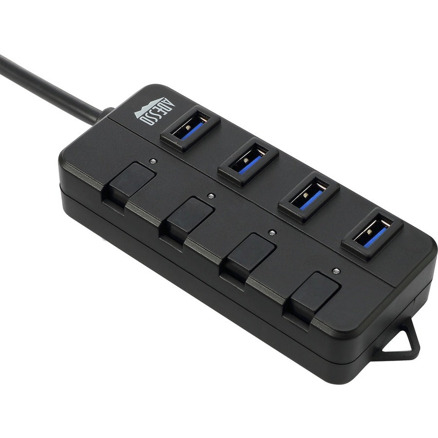 Adesso 4-ports USB 3.0 Hub - USB - External - 4 USB Port(s) - 4 USB 3.0 Port(s) - PC, Mac - AUH-3040 - eCommerce Business Prime