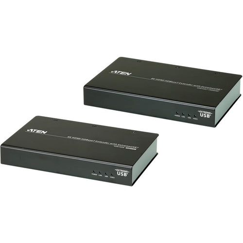 ATEN 4K HDMI HDBaseT Extender with ExtremeUSB (4K@100m) (HDBaseT Class A)-TAA Compliant - 1 Computer(s) - 1 Remote User(s) - 328.08 ft Range - 4K - 4096 x 2160 Maximum Video Resolution - 2 x Network (...  - VE813A - eCommerce Business Prime