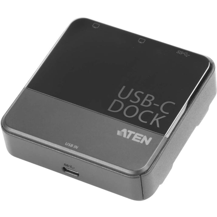 ATEN USB-C Dual-HDMI Mini Dock-TAA Compliant - for Notebook - 15 W - USB Type C - 2 x USB Ports - HDMI - Wired - UH3233 - eCommerce Business Prime