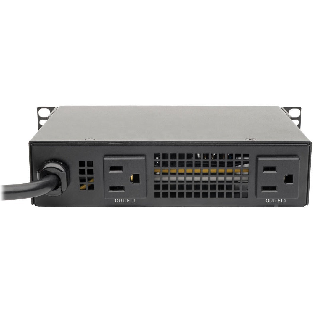 Tripp Lite 1.4kW 100/120/127V Single-Phase Switched Mini PDU - LX Platform - Switched - NEMA 5-15P - 2 x NEMA 5-15R - 120 V AC - 0U - Vertical - Under-counter Mount - Rack-mountable, Wall-mountable - ...  - PDU15NETLX - eCommerce Business Prime