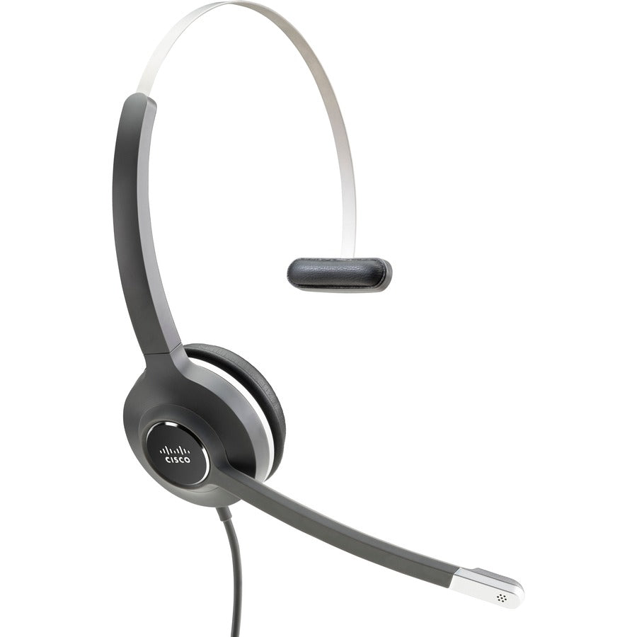 Cisco Headset 531 (Wired Single with USB Headset Adapter) - Mono - USB - Wired - 90 Ohm - 50 Hz - 18 kHz - Over-the-head - Monaural - Supra-aural - Electret, Condenser, Uni-directional Microphone - No...  - CP-HS-W-531-USBA= - eCommerce Business Prime