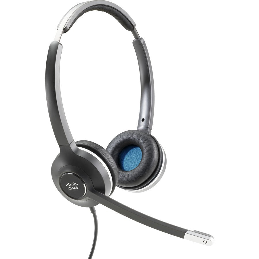 Cisco Headset 532 (Wired Dual with USB Headset Adapter) - Stereo - USB - Wired - 90 Ohm - 50 Hz - 18 kHz - Over-the-head - Binaural - Supra-aural - Electret, Condenser, Uni-directional Microphone - No...  - CP-HS-W-532-USBA= - eCommerce Business Prime