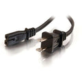 C2G 6ft 18 AWG 2-Slot Polarized Power Cord (NEMA 1-15P to IEC320C7) - 6ft - 27399 - eCommerce Business Prime