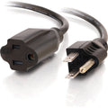 C2G 6ft Power Extension Cord - 18 AWG - NEMA 5-15P to NEMA 5-15R - Extend your power cord AND keep your UPS and surge outlets free - 03115 - eCommerce Business Prime