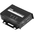 ATEN DisplayPort HDBaseT-Lite Receiver (4K@40m; 1080p@70m)-TAA Compliant - 1 Output Device - 229.66 ft Range - 1 x Network (RJ-45) - DisplayPort - 4K - 4096 x 2160 - Twisted Pair - Category 6a - Rack-...  - VE901R - eCommerce Business Prime