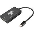 Tripp Lite Mini DisplayPort 1.2 to VGA/DVI/HDMI Adapter Converter 4K Black mDP to VGA / DVI / HDMI 6in - DVI/HDMI/Mini DisplayPort/VGA for Chromebook, Monitor, Notebook, Tablet, MacBook, Audio/Video D...  - P137-06N-HDVK6B - eCommerce Business Prime