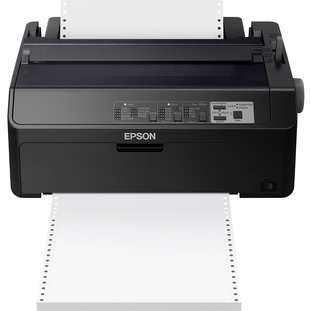 Epson LQ-590II 24-pin Dot Matrix Printer - Monochrome - Energy Star - 584 cps Mono - USB - Parallel - C11CF39201 - eCommerce Business Prime
