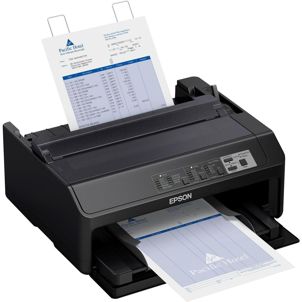 Epson LQ-590II 24-pin Dot Matrix Printer - Monochrome - Energy Star - 584 cps Mono - USB - Parallel - C11CF39201 - eCommerce Business Prime