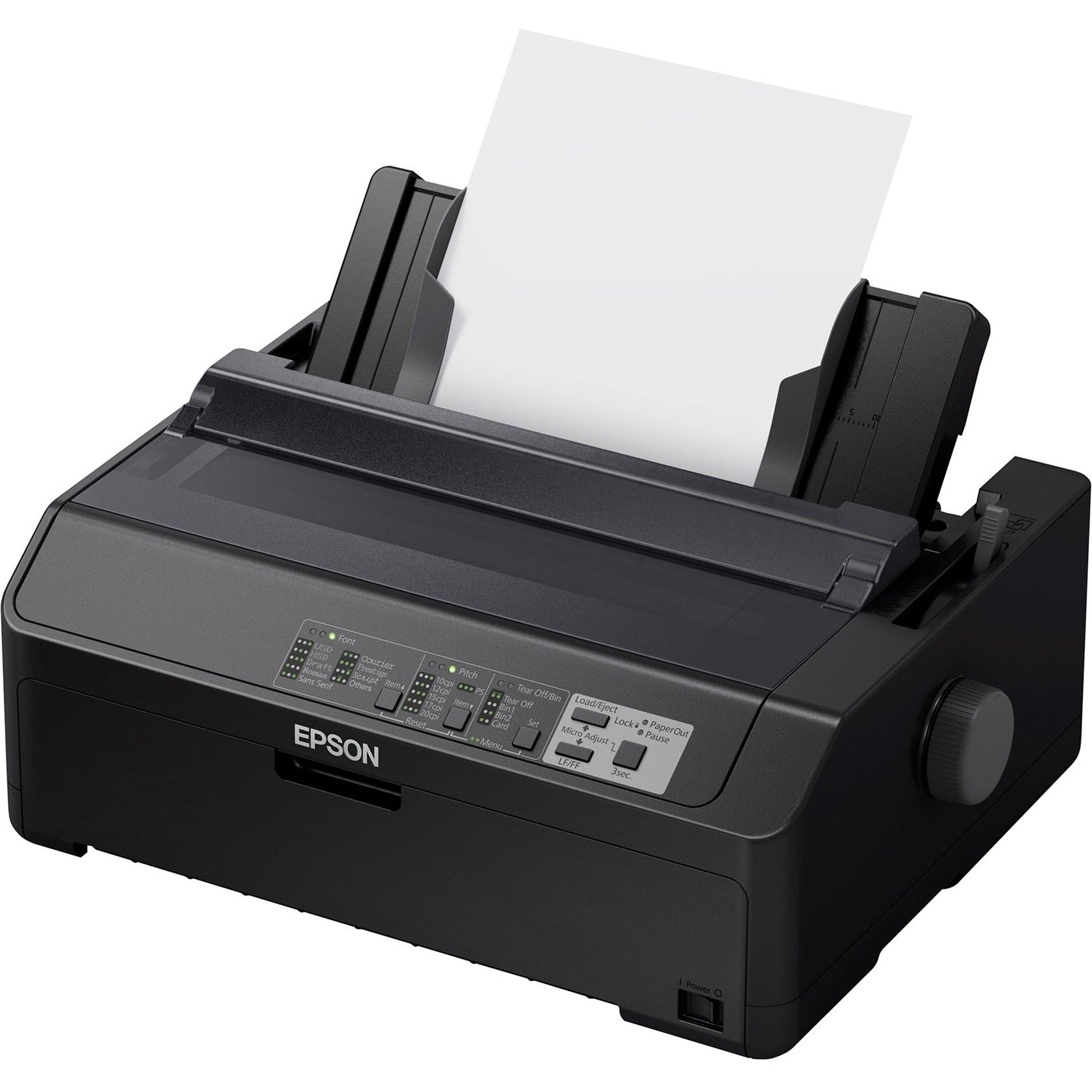Epson LQ-590II 24-pin Dot Matrix Printer - Monochrome - Energy Star - 584 cps Mono - USB - Parallel - C11CF39201 - eCommerce Business Prime