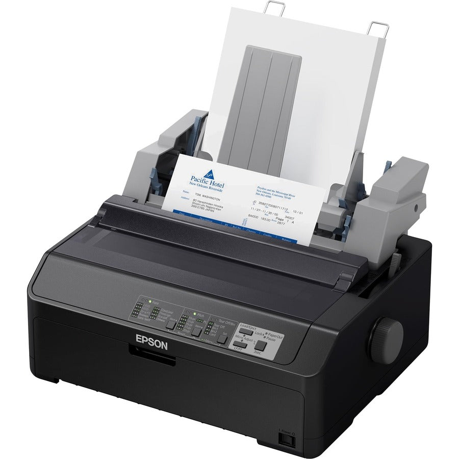 Epson LQ-590II 24-pin Dot Matrix Printer - Monochrome - Energy Star - 584 cps Mono - USB - Parallel - C11CF39201 - eCommerce Business Prime