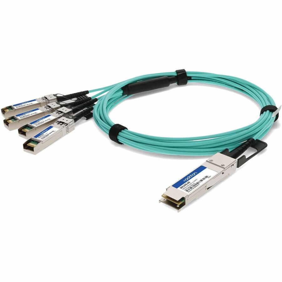 AddOn IBM 00YL670 Compatible TAA Compliant 40GBase-AOC QSFP+ to 4xSFP+ Active Optical Cable (850nm, MMF, 3m) - 100% application tested and guaranteed to work - 00YL670-AO - eCommerce Business Prime