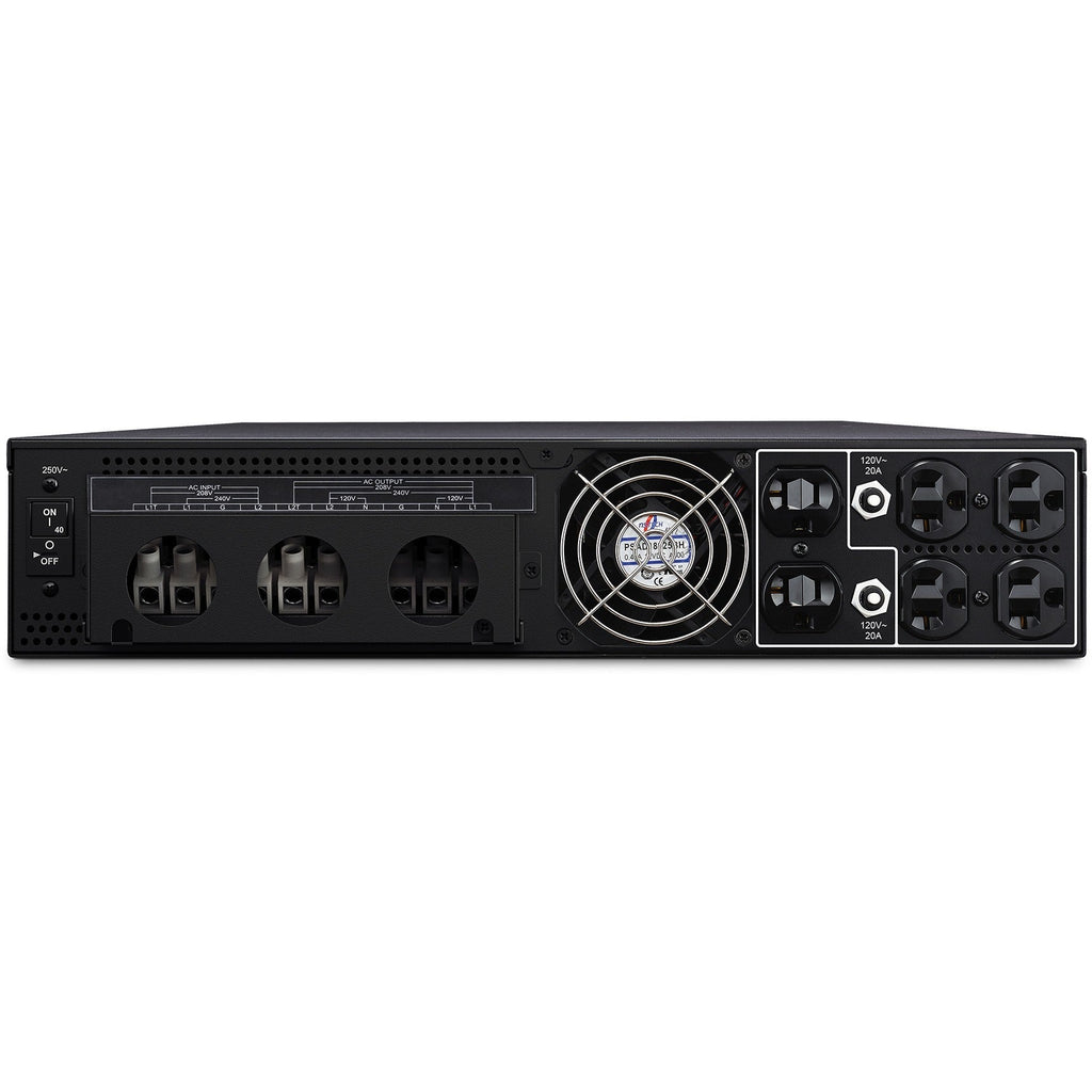 CyberPower OL6KSTF OL6KSTF 2U 6,000 VA Step-down and Isolation Transformer - Black 6 ft, Hardwire Terminal (NEMA L6-30P power cord included), 3YR Warranty - Hardware & Accessories - OL6KSTF - eCommerce Business Prime