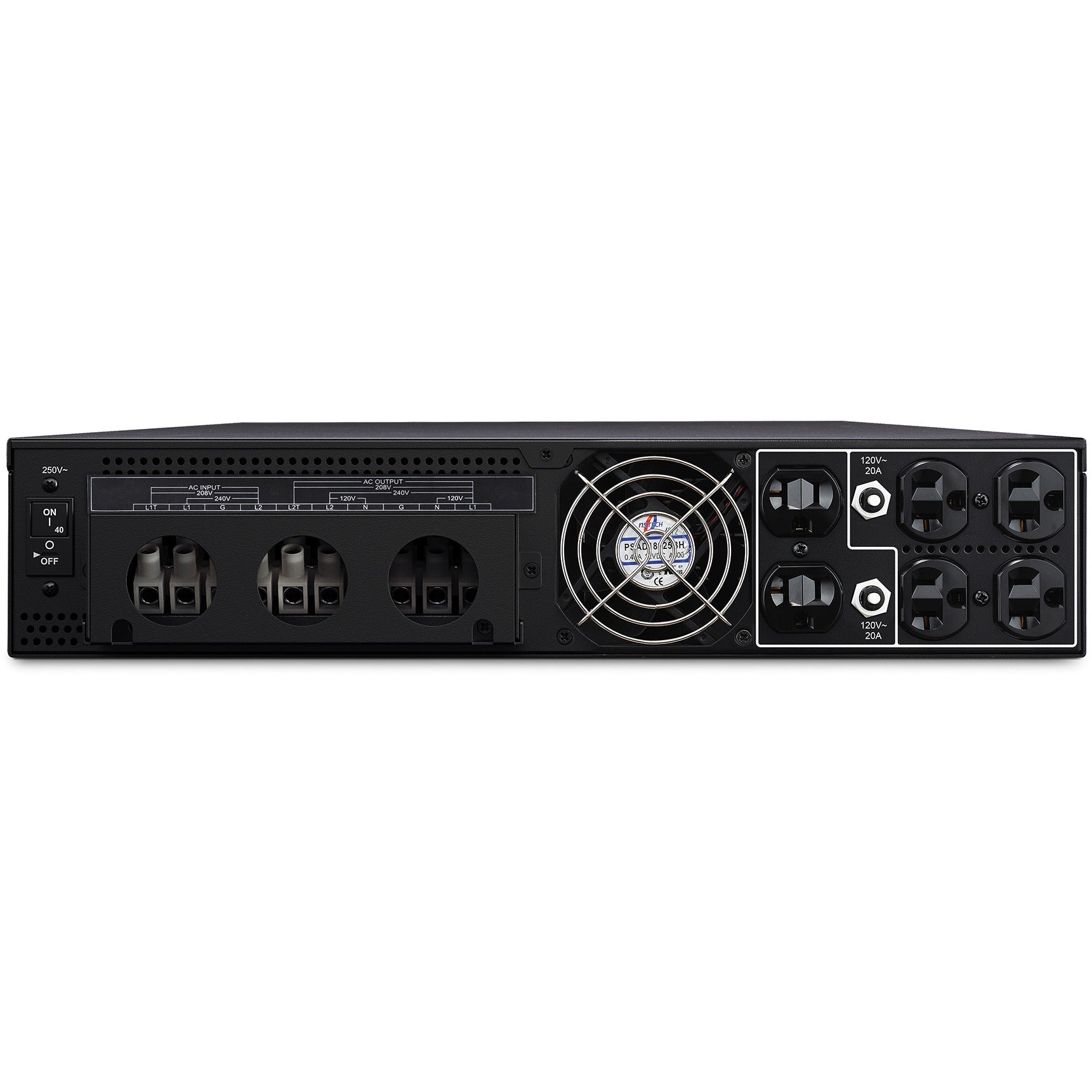 CyberPower OL6KSTF OL6KSTF 2U 6,000 VA Step-down and Isolation Transformer - Black 6 ft, Hardwire Terminal (NEMA L6-30P power cord included), 3YR Warranty - Hardware & Accessories - OL6KSTF - eCommerce Business Prime