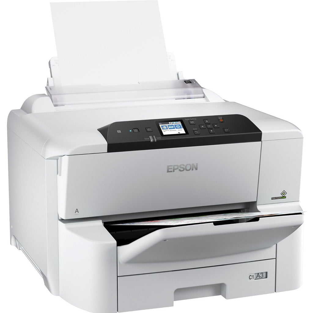 Epson WorkForce Pro WF-C8190 Desktop Inkjet Printer - Color - 35 ppm Mono / 35 ppm Color - 4800 x 1200 dpi Print - Automatic Duplex Print - 330 Sheets Input - Ethernet - Wireless LAN - 75000 Pages Dut...  - C11CG70201 - eCommerce Business Prime