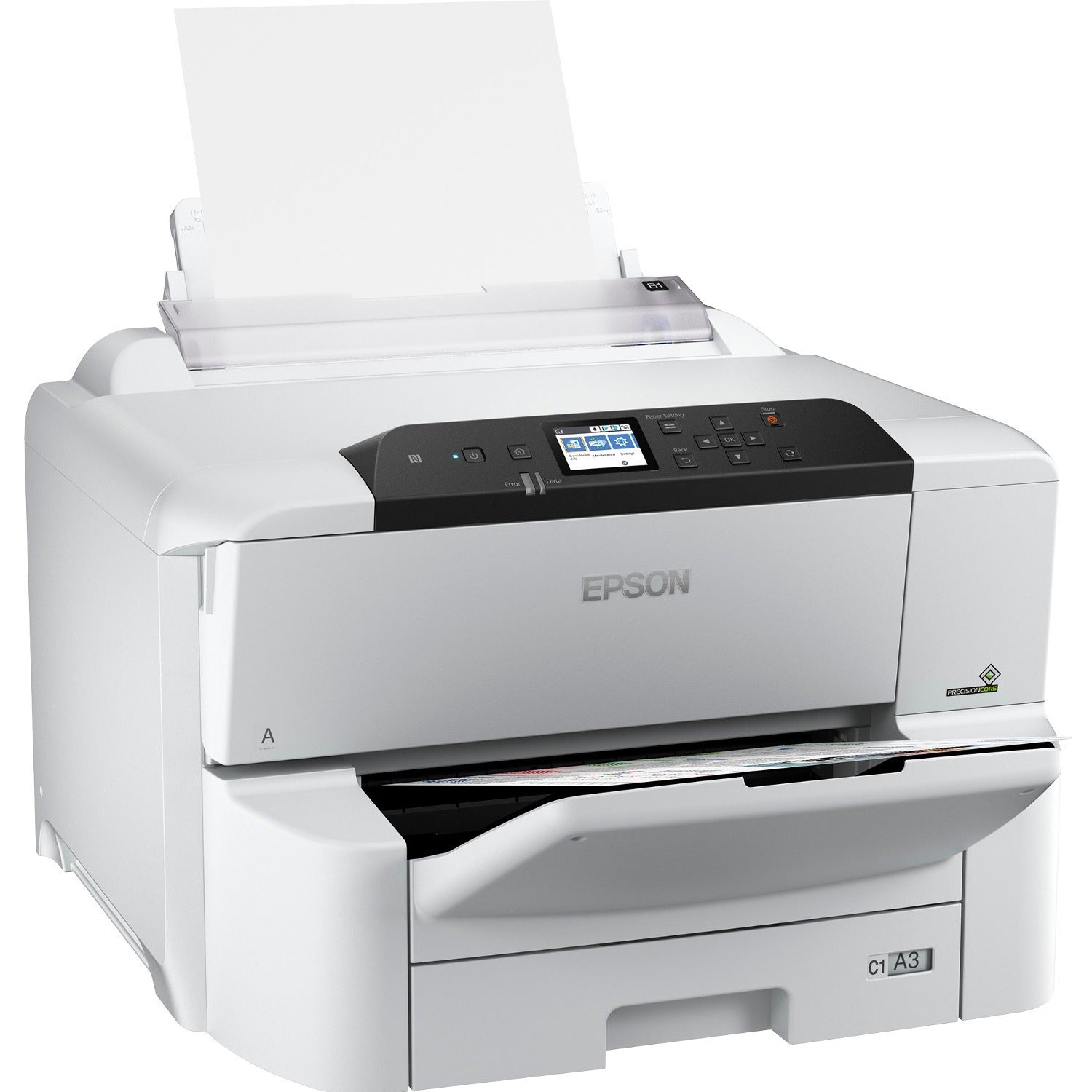 Epson WorkForce Pro WF-C8190 Desktop Inkjet Printer - Color - 35 ppm Mono / 35 ppm Color - 4800 x 1200 dpi Print - Automatic Duplex Print - 330 Sheets Input - Ethernet - Wireless LAN - 75000 Pages Dut...  - C11CG70201 - eCommerce Business Prime