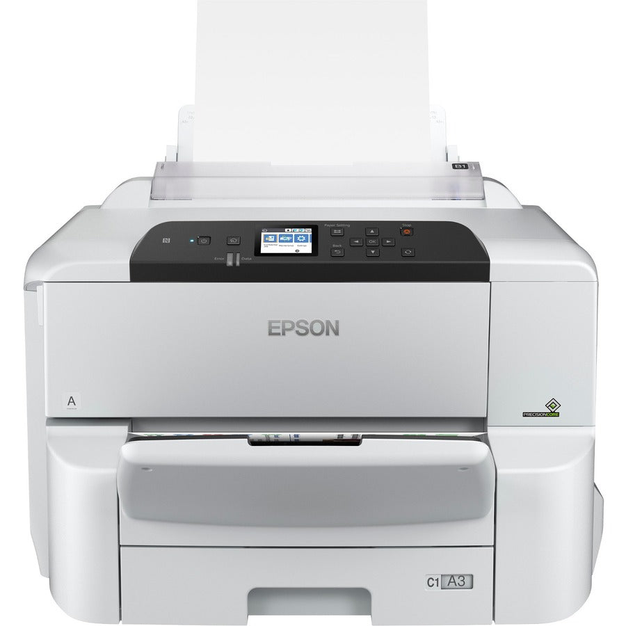 Epson WorkForce Pro WF-C8190 Desktop Inkjet Printer - Color - 35 ppm Mono / 35 ppm Color - 4800 x 1200 dpi Print - Automatic Duplex Print - 330 Sheets Input - Ethernet - Wireless LAN - 75000 Pages Dut...  - C11CG70201 - eCommerce Business Prime