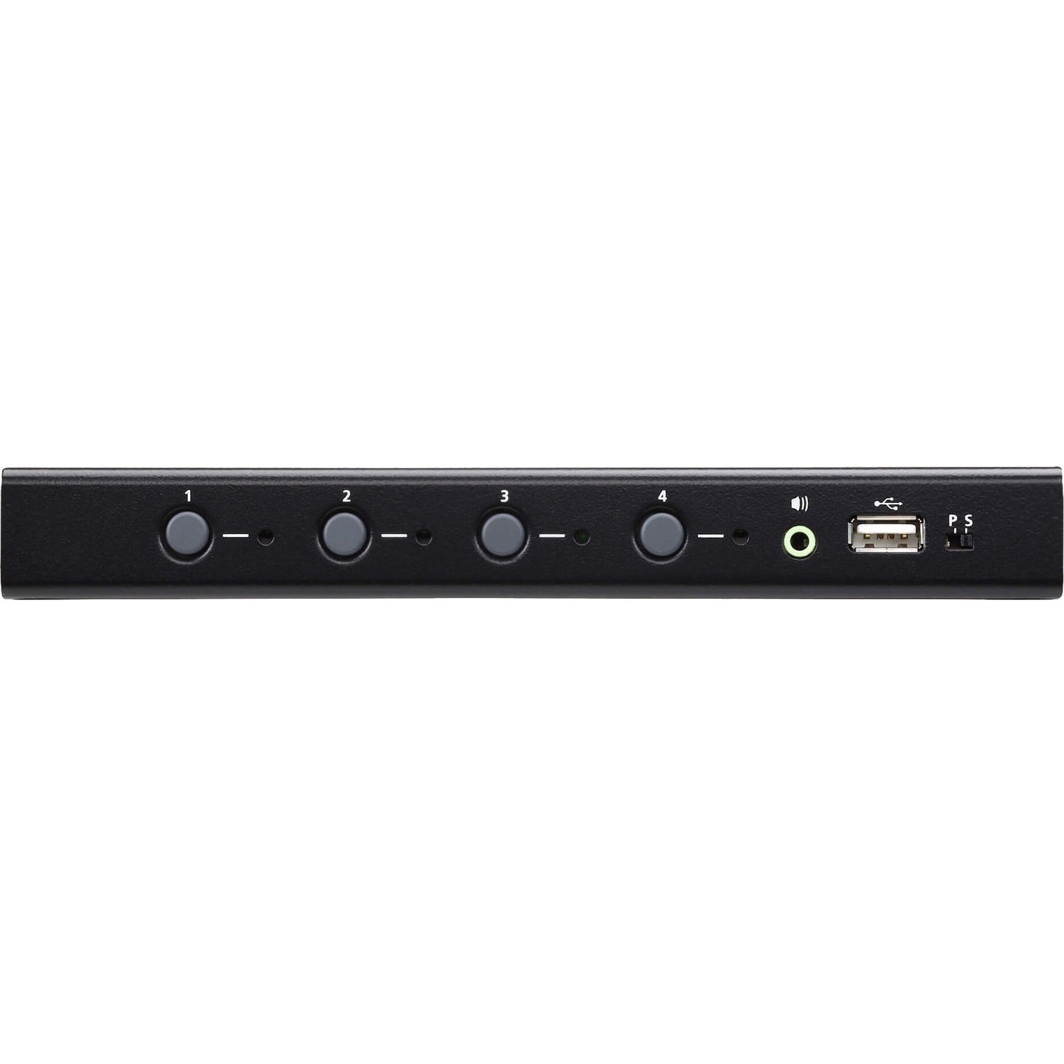ATEN 4-port USB Boundless KM Switch - 4 Computer(s) - 1 Local User(s) - 1 x Network (RJ-45) - 8 x USB - Rack-mountable - CS724KM - eCommerce Business Prime
