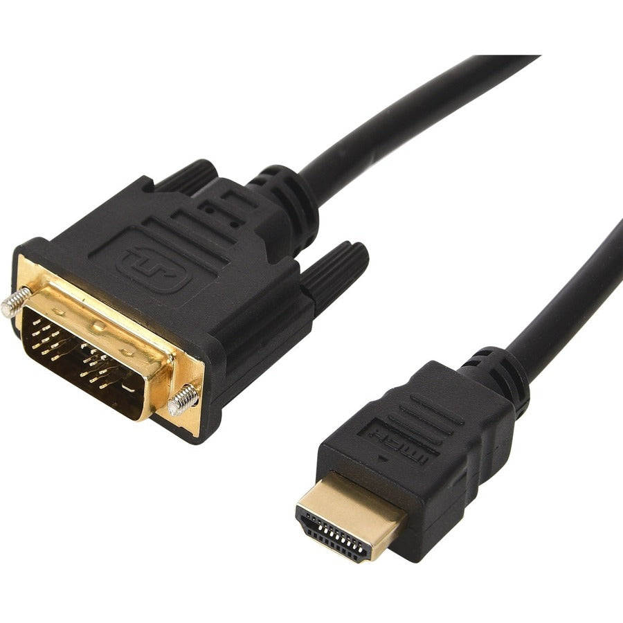 4XEM HDMI to DVI-D Cable 6ft - 6 ft DVI-D/HDMI Video Cable Adapter for Computer, Video Device, Notebook - First End: 1 x 19-pin DVI-D Digital Video - Male - Second End: 1 x HDMI Digital Audio/Video - ...  - 4XHDMIDVI6FT - eCommerce Business Prime