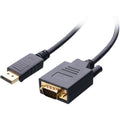 4XEM 15FT DisplayPort To VGA Adapter Cable - Black - 15 ft DisplayPort/VGA Video Cable for Video Device, Monitor, Projector, Desktop Computer, Notebook - First End: 1 x 20-pin DisplayPort Digital Audi...  - 4XDPMVGAM15FT - eCommerce Business Prime
