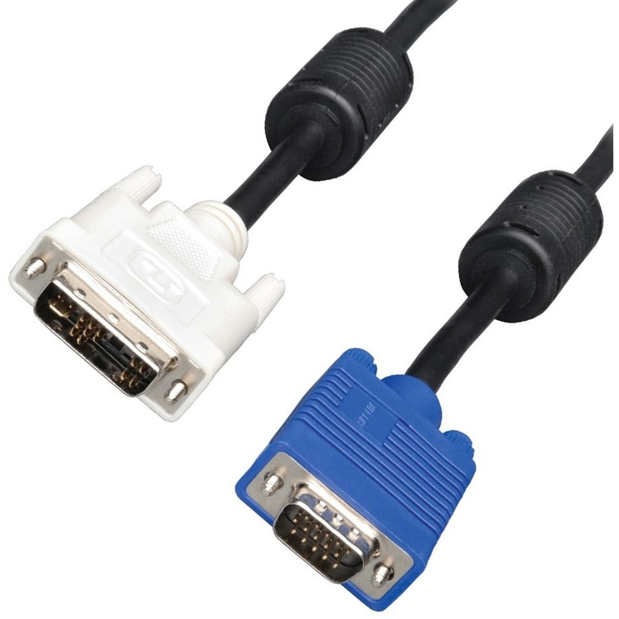 4XEM DVI-A To VGA Adapter Cable - 6 Feet - DVI/VGA for Video Device, Monitor, PC, MAC - 6 ft - 1 x HD-15 Male VGA - 1 x DVI-A Male Digital Video - Gold Plated Connector - Gold-flash Plated Contact - S...  - 4XDVIVGA6FT - eCommerce Business Prime