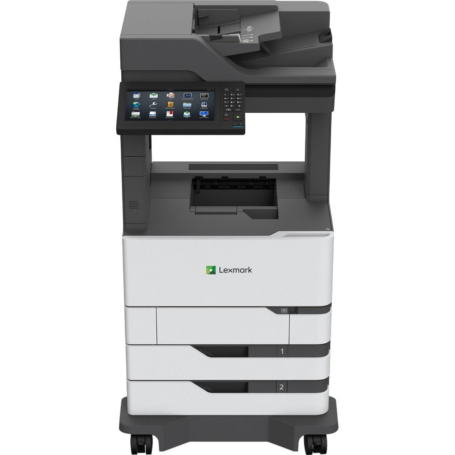 Lexmark MX820 MX822ade Laser Multifunction Printer-Monochrome-Copier/Fax/Scanner-55 ppm Mono Print-1200x1200 Print-Automatic Duplex Print-300000 Pages Monthly-1200 sheets Input-Color Scanner-600 Optic...  - 25B2000 - eCommerce Business Prime