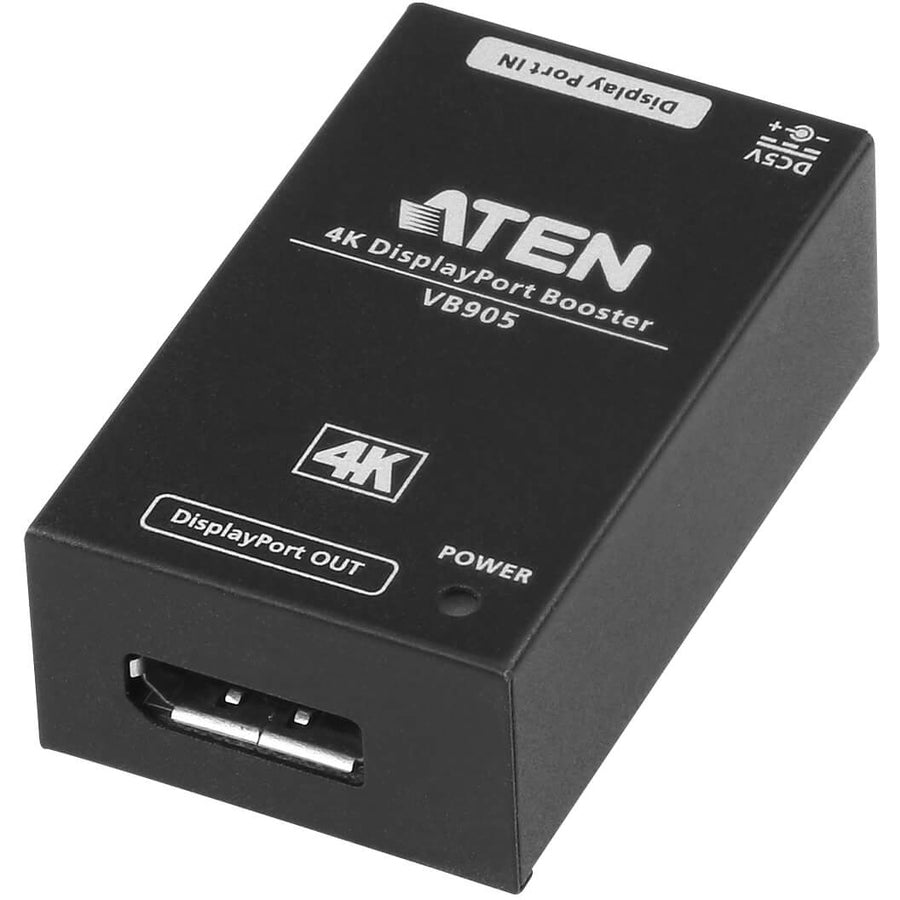ATEN 4K DisplayPort Booster (True 4K@10m)-TAA Compliant - 4096 x 2160 - 65.62 ft Maximum Operating Distance - DisplayPort - Metal - VB905 - eCommerce Business Prime