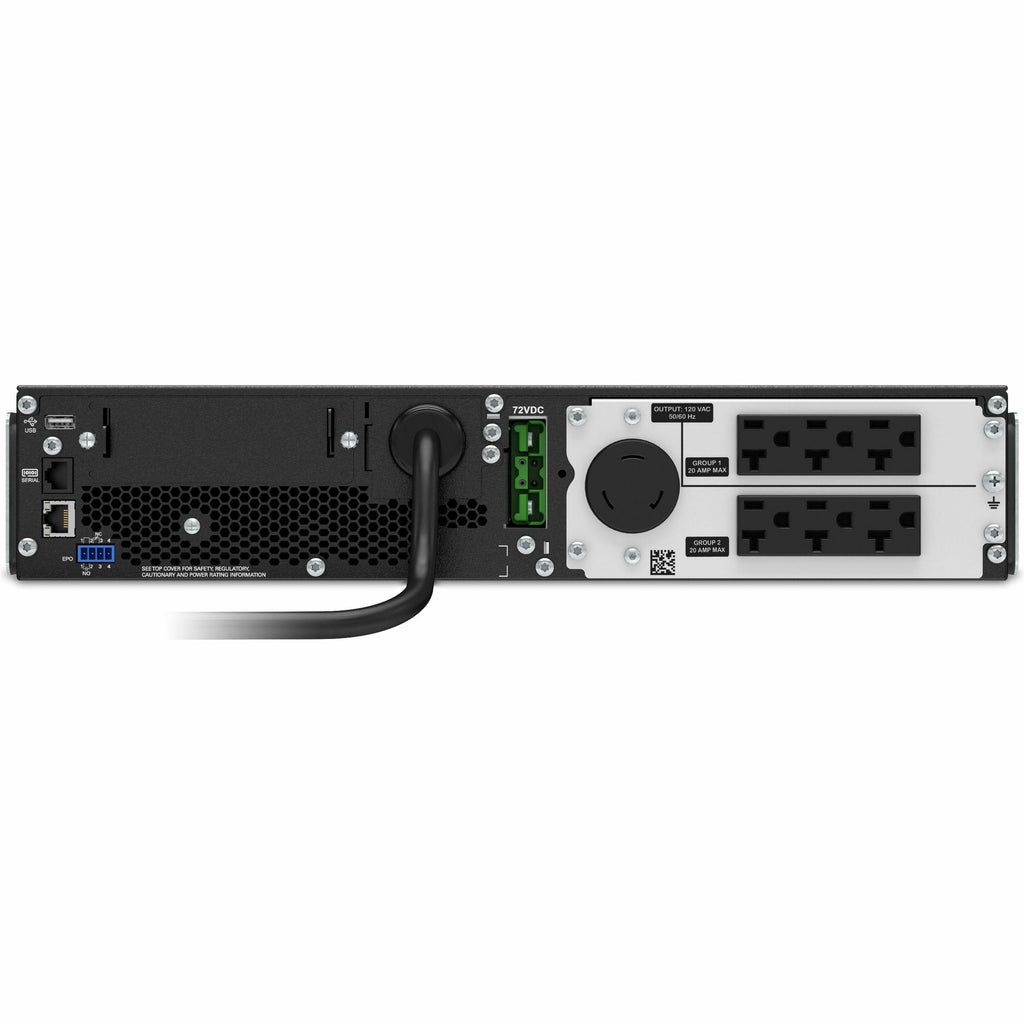 APC by Schneider Electric Smart-UPS SRT 2200VA RM 120V - 2U Rack-mountable - 3 Hour Recharge - 3.30 Minute Stand-by - 120 V AC Input - 120 V AC Output - 6 x NEMA 5-20R, 1 x NEMA L5-20R - TAA Compliant - SRT2200RMXLAUS - eCommerce Business Prime