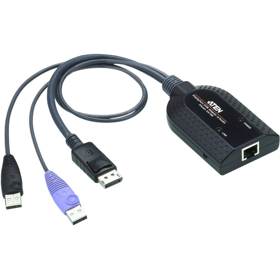 ATEN Server Interface Module-TAA Compliant - 1.64 ft Server Interface Module for Computer, Audio/Video Device, Keyboard/Mouse, KVM Switch, Card Reader, PC - First End: 1 x RJ-45 Network - Female - Sec...  - KA7189 - eCommerce Business Prime