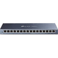 TP-Link TL-SG116 - 16-Port Gigabit Ethernet Network Switch - Limited Lifetime Protection - Desktop/ Wall-Mount, Fanless - Sturdy Metal w/ Shielded Ports - Traffic Optimization - Unmanaged - Black - TL-SG116 - eCommerce Business Prime
