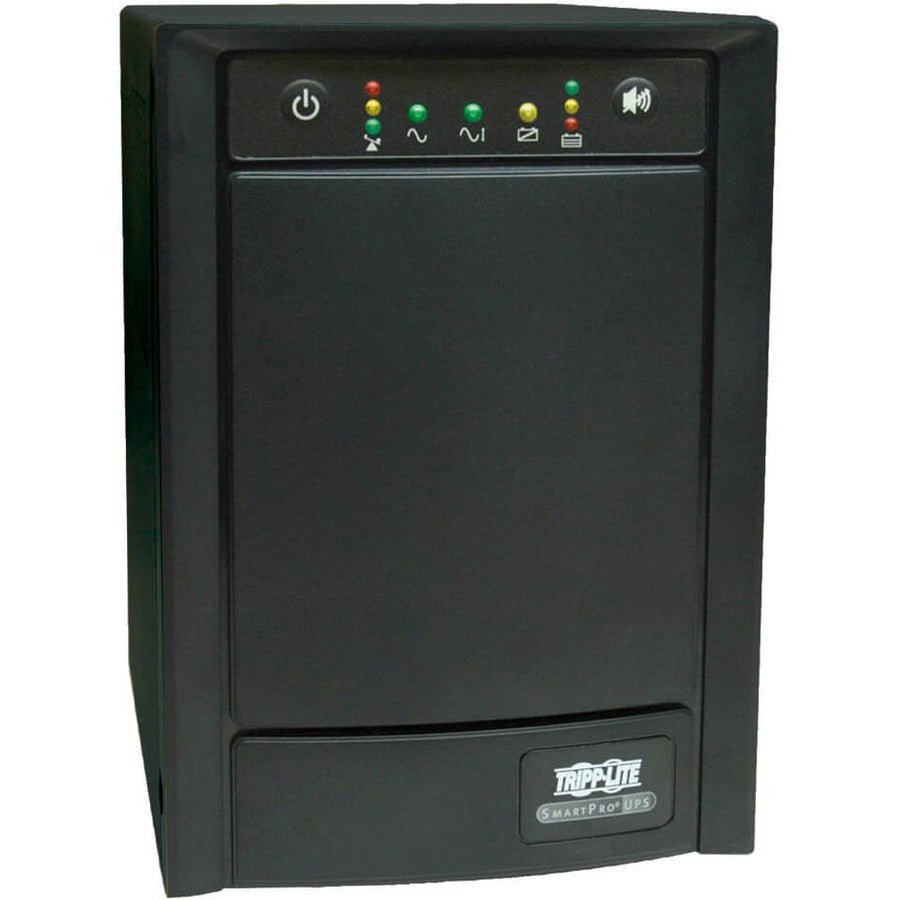 Tripp Lite UPS Smart 750VA 500W Tower AVR 100/110/120V Pure Sign Wave USB DB9 SNMP RJ45 - 750VA/500W - 5 Minute Full Load - 4 x NEMA 5-15R - Battery/Surge-protected, 4 x NEMA 5-15R - Surge-protected - SMART750SLT - eCommerce Business Prime
