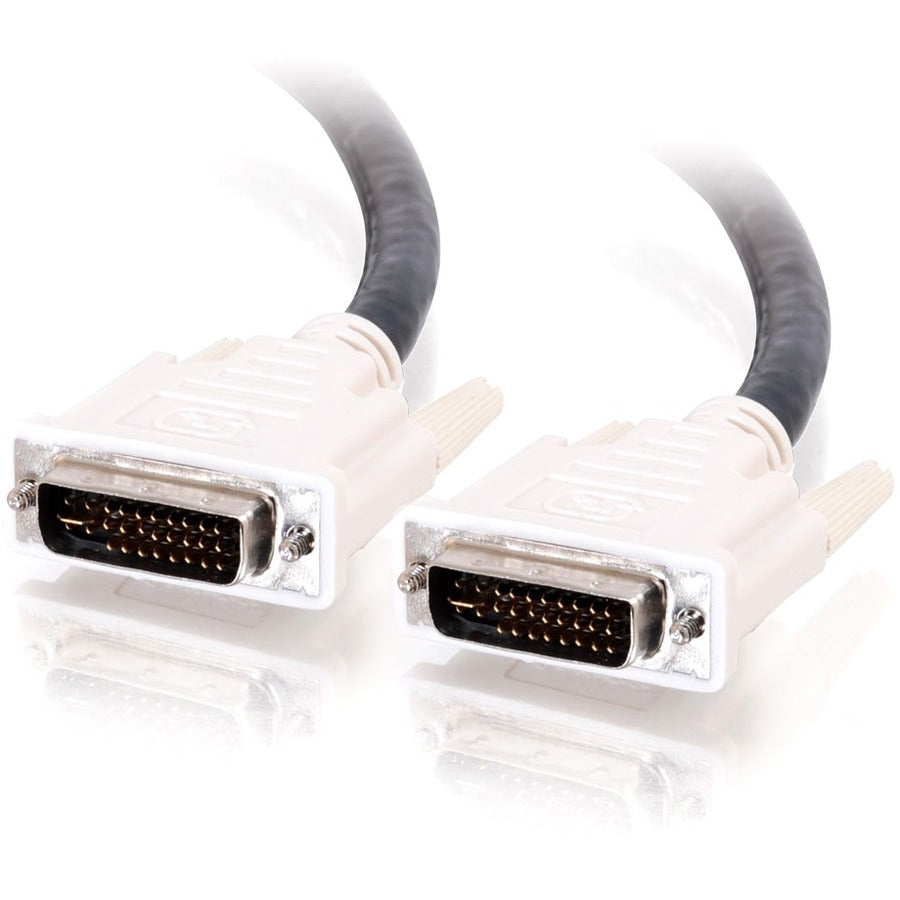 C2G 3m DVI-I M/M Dual Link Digital/Analog Video Cable (9.8ft) - DVI-I Male - DVI-I Male - 9.84ft - Black - 26949 - eCommerce Business Prime